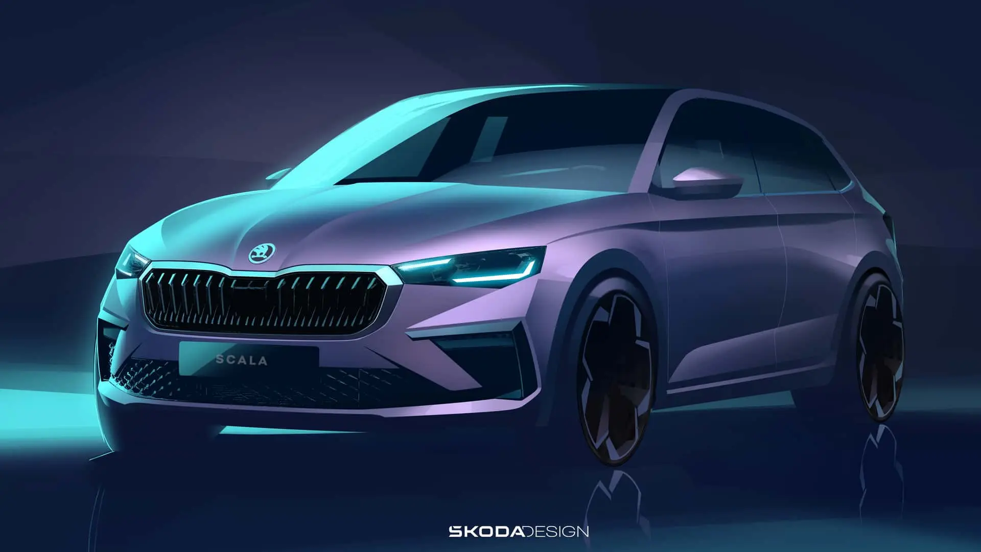 Primele imagini cu Skoda Scala 2024 și Kamiq 2024 au fost prezentate înainte de debutul dublu de la 1 august