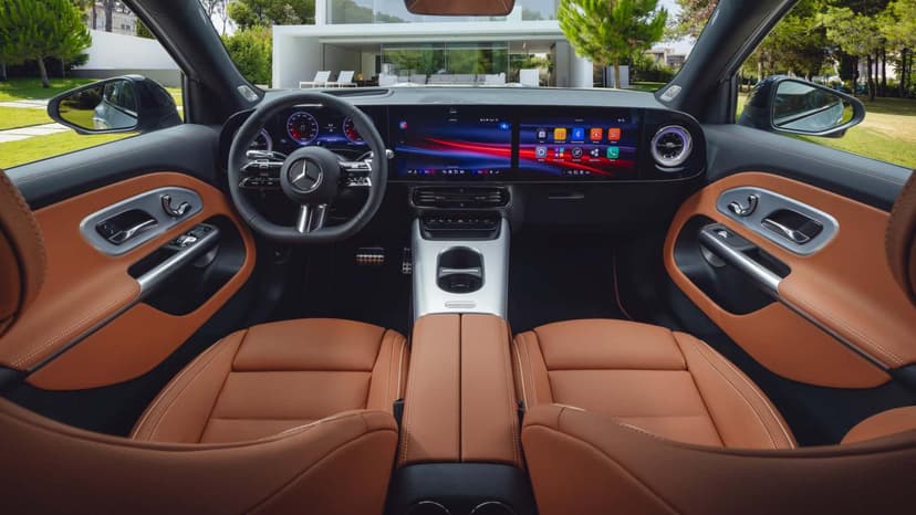 Primele imagini cu interiorul noului Mercedes-Benz GLB