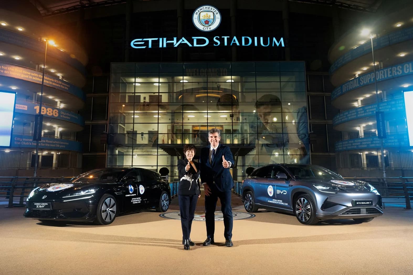 BYD devine partener oficial al clubului de fotbal Manchester City