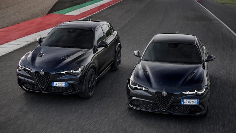Noua Alfa Romeo Giulia și Stelvio Quadrifoglio Super Sport își arată latura întunecată