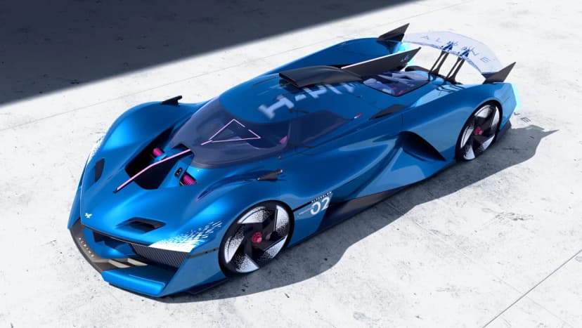 Alpenglow Hy6 - Conceptul de supercar cu motor V6 alimentat cu hidrogen al Alpine