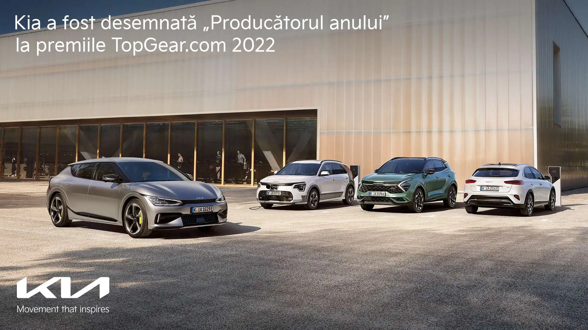 Kia a fost desemnată „Producătorul anului” la premiile TopGear.com 2022