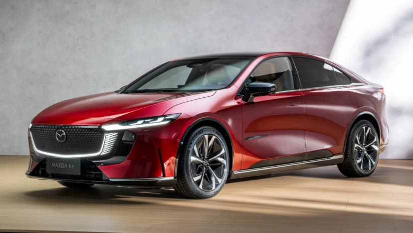 Noua Mazda 6e dezvăluită ca rival electric al Tesla Model 3