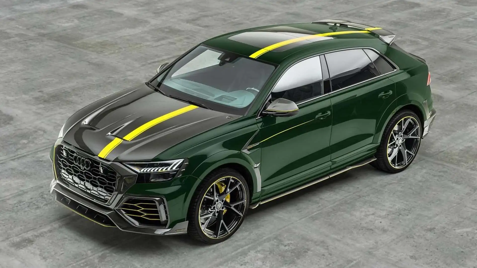 Audi RSQ8 primește un boost de putere și un pachet aerodinamic brutal de la Mansory