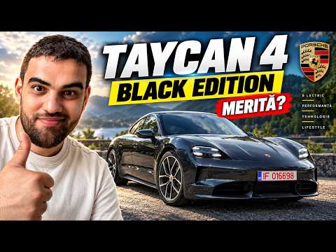 Porsche Taycan 4 Black Edition TEST DRIVE – Mai bun decât electricele de 1.000 CP?