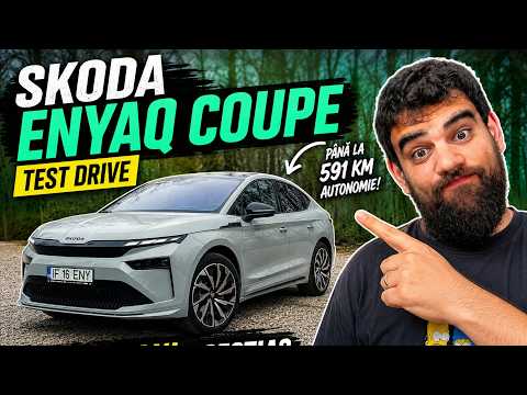 TEST DRIVE Skoda Enyaq Coupe 2026: mai bun decât Tesla Model Y?