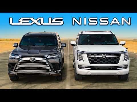 Duel Viteză între Nissan Patrol și Lexus LX!