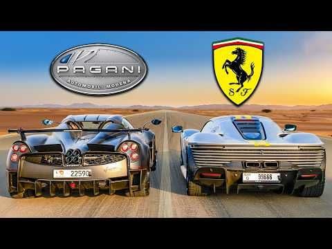 Confruntarea Mașinilor de Vis: Ferrari SP3 și Pagani Huayra în Duelul Exoticelor Italiene