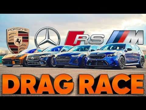Duel V8 - Cele mai rapide mașini germane: Audi RS6 Avant vs. BMW M5 Touring și altele!
