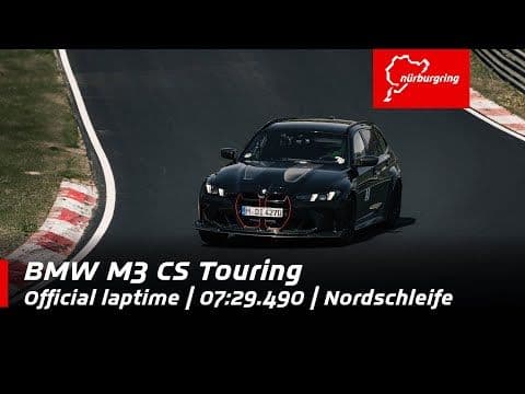 Descoperă noul record de viteză BMW M3 CS Touring pe Nurburgring, direct de la bordul mașinii!