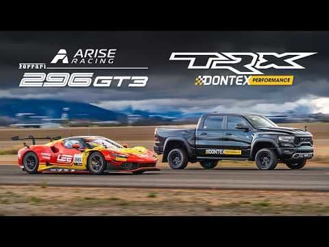 Duel Epic la Goodwood! Ferrari 296 GTB se Întâlnește cu Ram TRX American de 1200 CP!