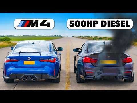 Alegerea perfectă – BMW M4 pe benzină versus BMW 435d modificat la 500 CP, duelul puterii!