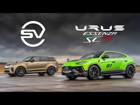 Duel spectaculos Italia vs Marea Britanie! Liniuță Lamborghini Urus Performante Essenza SCV12...