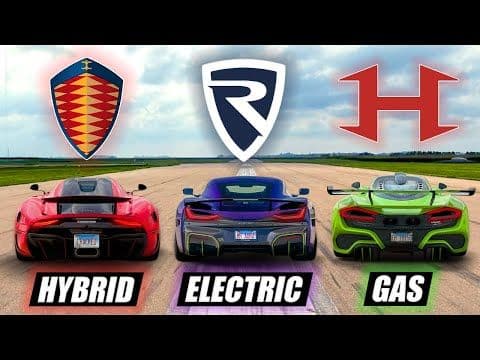 Confruntare Epică cu Peste 5.000 CP: Hennessey F5 vs. Rimac Nevera vs. Koenigsegg Regera