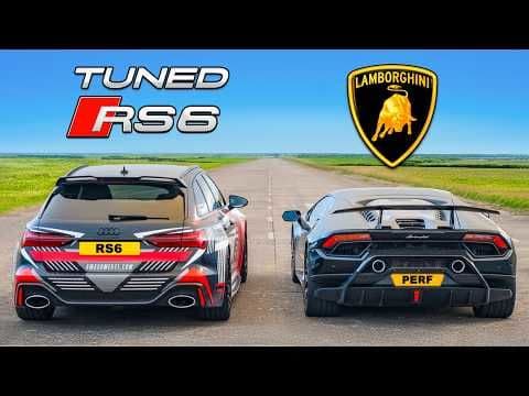 Duel de viteză - Lamborghini Huracan Performante stock vs modificat! Care este mai rapid?