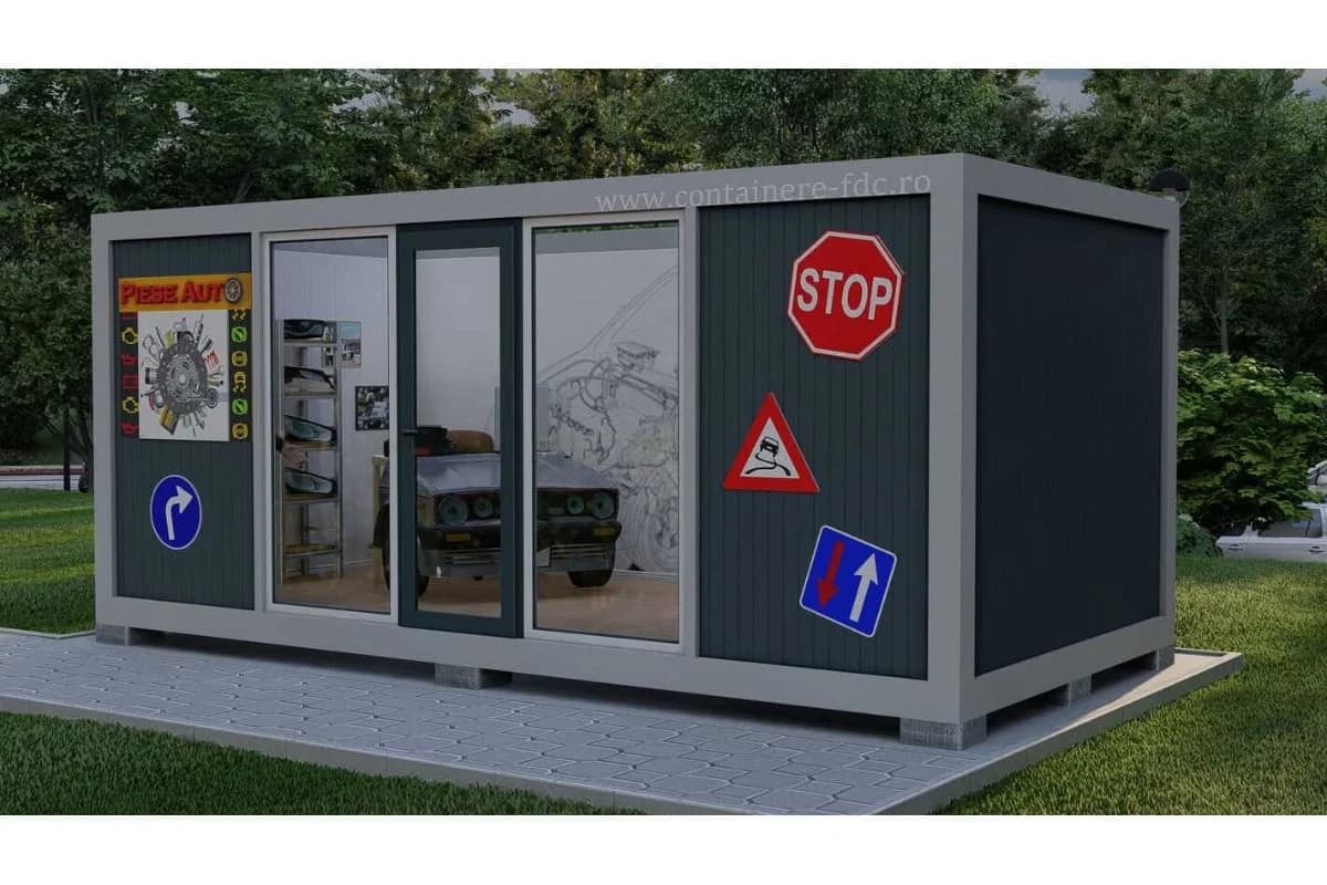 Container comercial pentru vulcanizare: cum îți deschizi rapid un service auto cu investiție redusă?