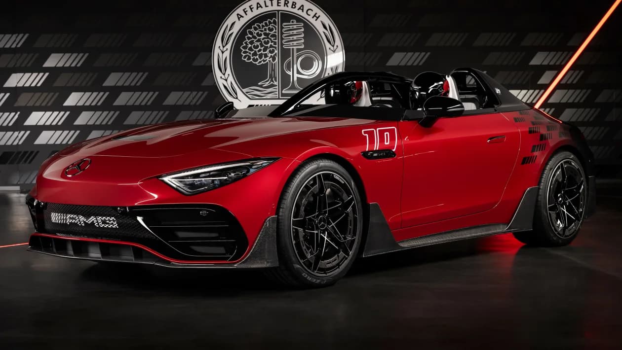 Mercedes-AMG dezvăluie conceptul PureSpeed: O primă imagine a seriei exclusiviste Mythos