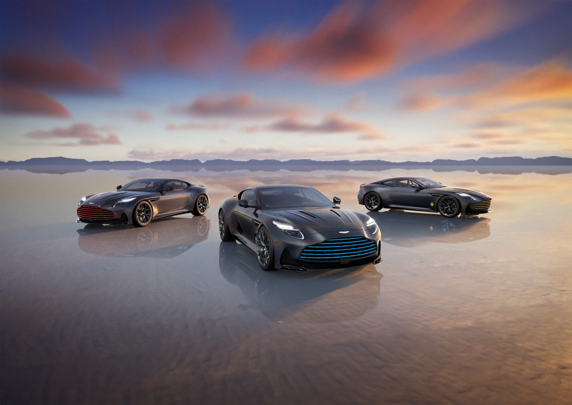 Aston Martin DB12 S: trei unicate VMF pentru 75 de ani de Pebble Beach