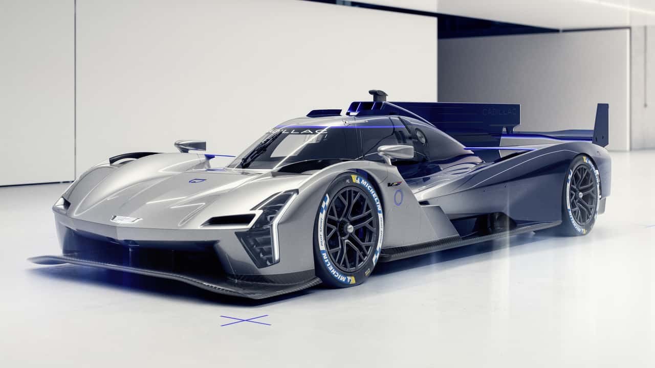 Cadillac V-One la The Quail: studiu LMDh hibrid, 619 kW, fără serie