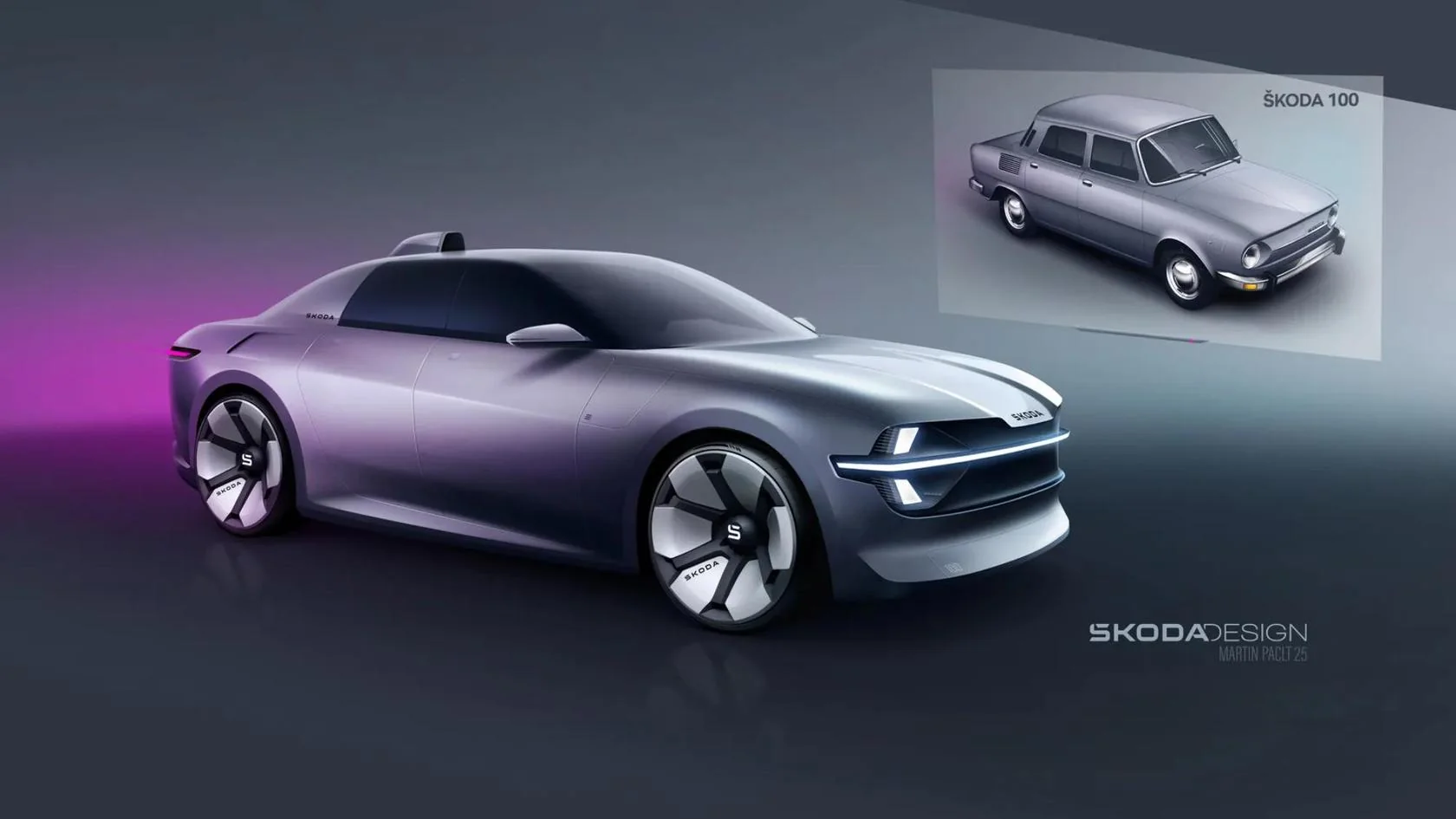 Škoda prezintă un concept modern inspirat de clasicul model emblematic 100