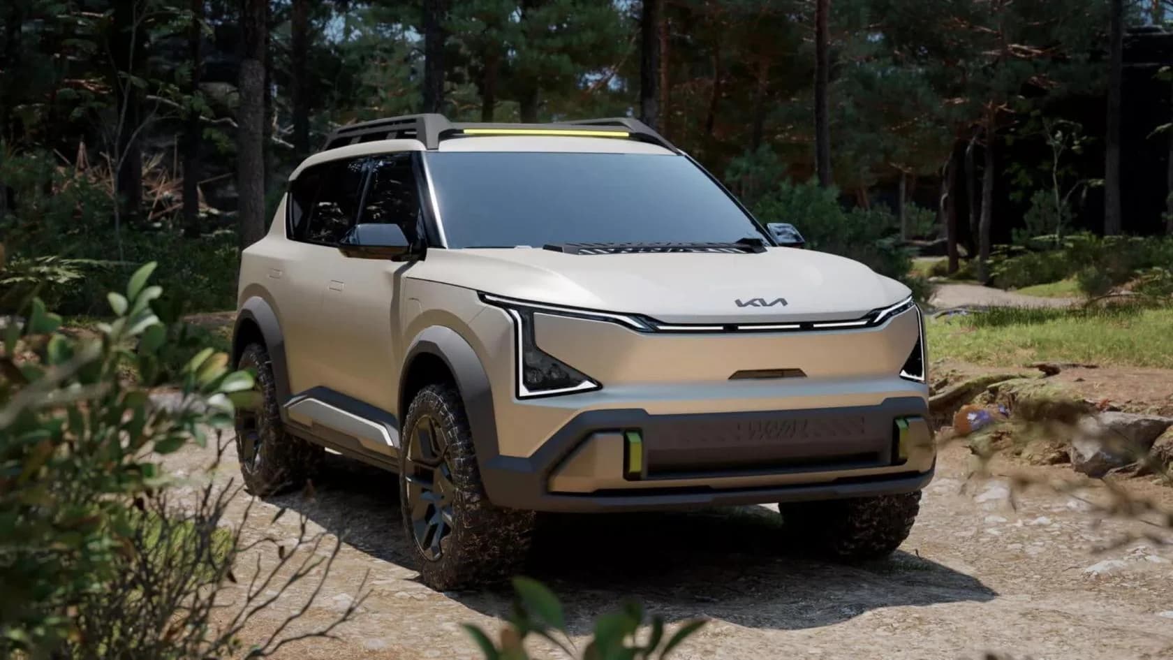 Kia EV5 Weekender: Conceptul electric nou pentru aventuri off-road