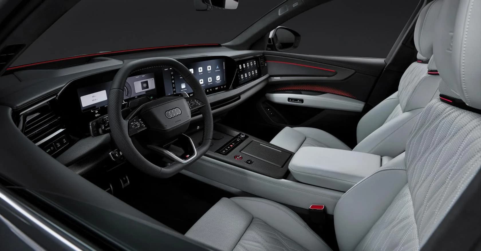 Primele imagini cu interiorul noului Audi Q9 și portierele sale cu deschidere automată