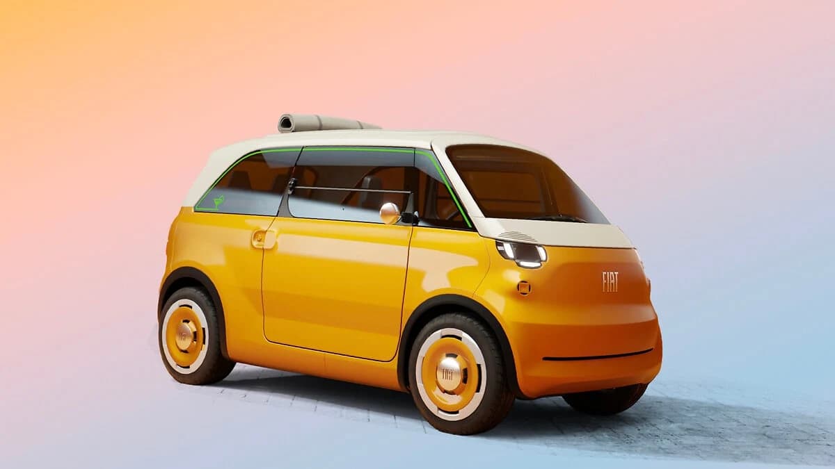Fiat Multiplina: microcarul electric cu patru locuri inspirat de Multipla