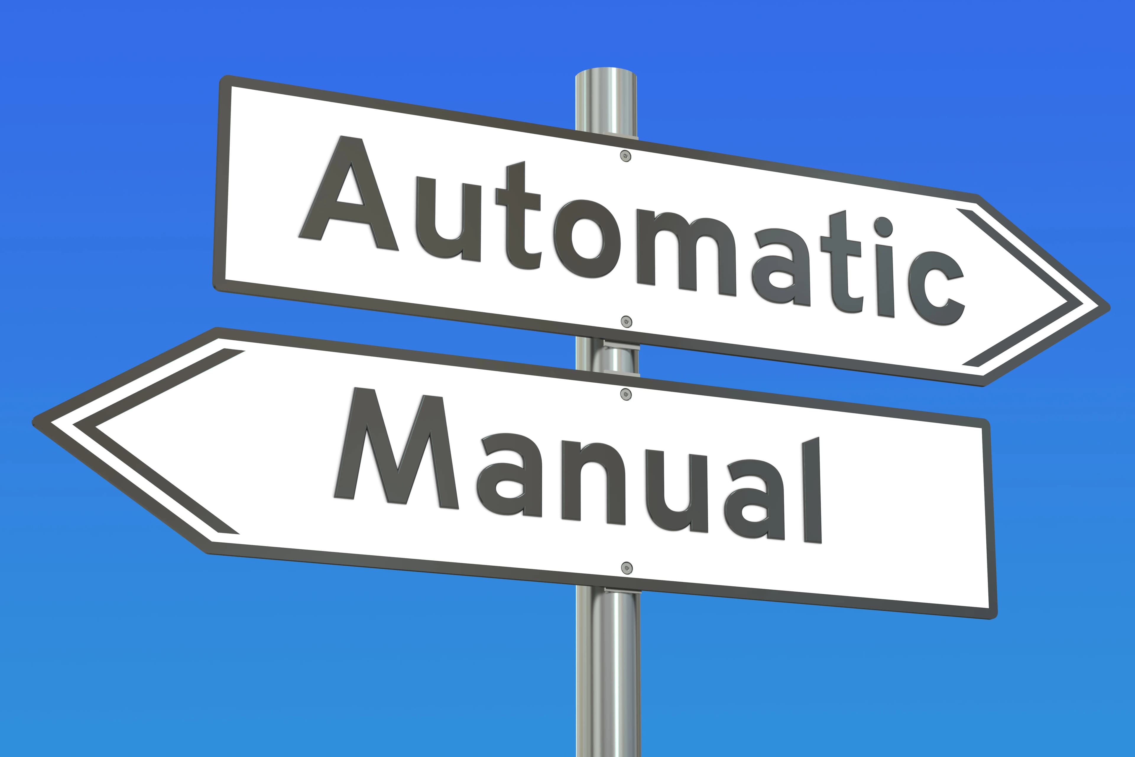 Comparație între transmisia automată și cea manuală