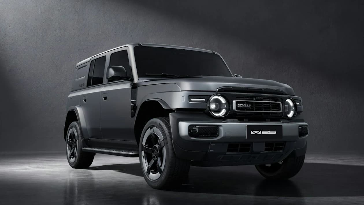 iCAUR V25: SUV-ul chinezesc cu design pătrățos și autonomie electrică de până la 150 km
