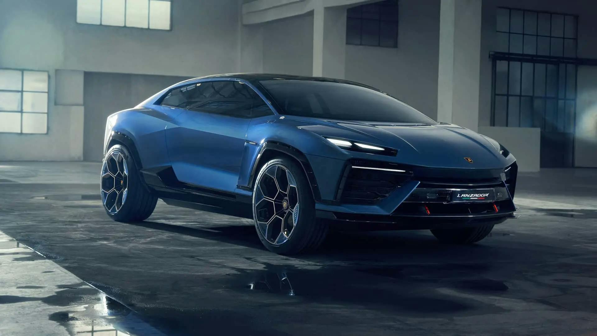 Lamborghini Lanzador EV Concept debutează cu 1.341 CP, anticipând astfel primul bolid electric