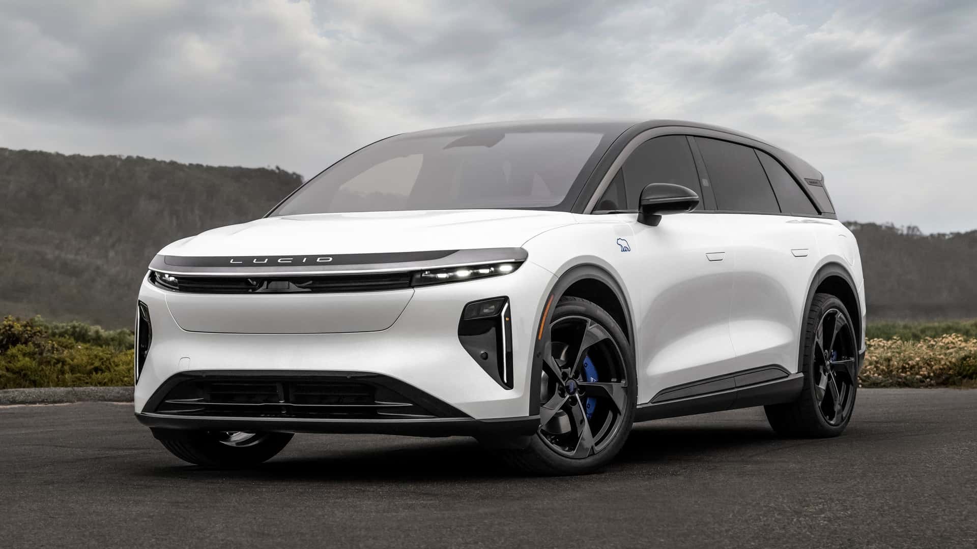 Lucid Gravity GT-S la Monterey: 1.070 CP, 7 locuri, doar în SUA