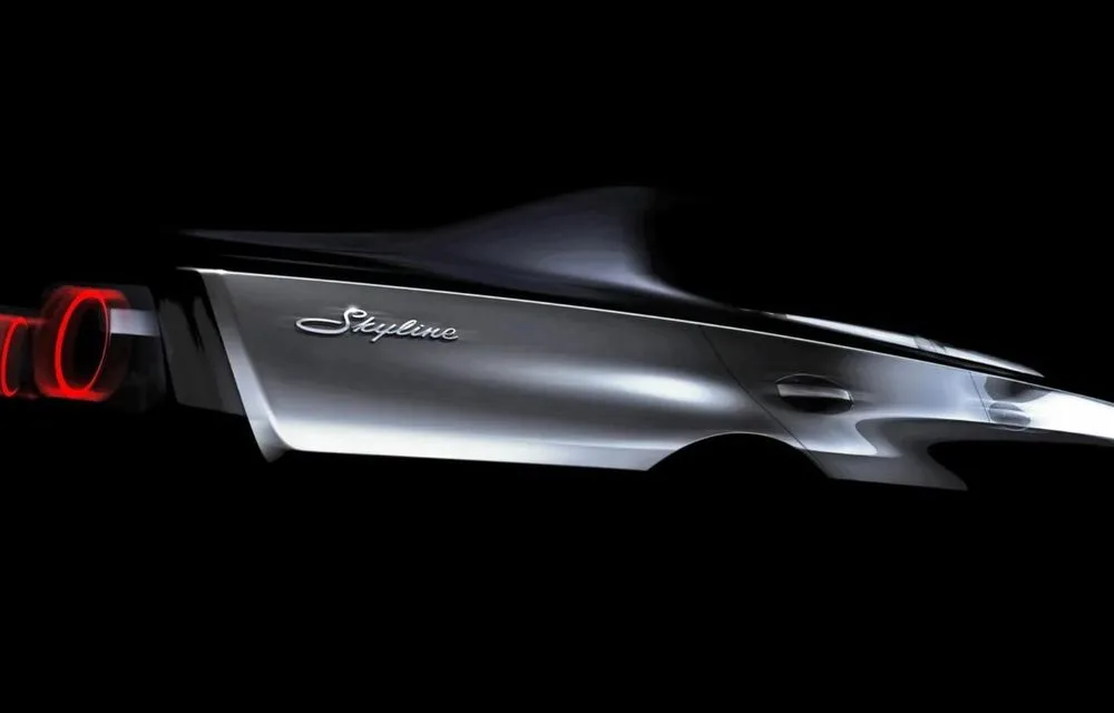 Nissan publică primele imagini cu noua generație Skyline, dezvoltată cu ajutorul AI