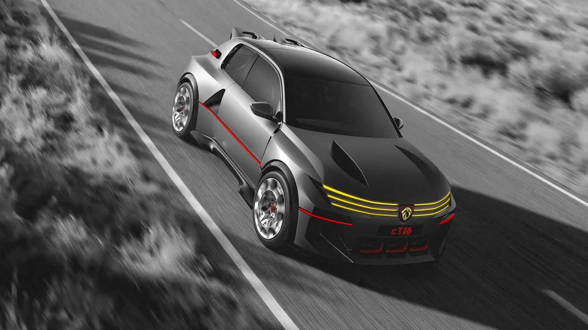 Peugeot E-T16, premiat la Paris: concept electric de 816 CP inspirat de 205 T16
