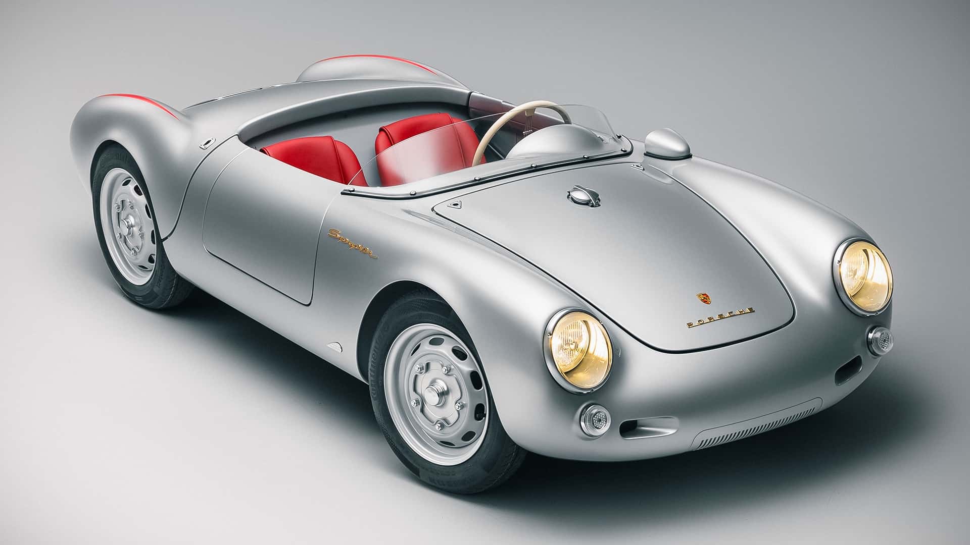 Porsche 550 J este un Spyder electric la scară redusă, construit pentru colecționari