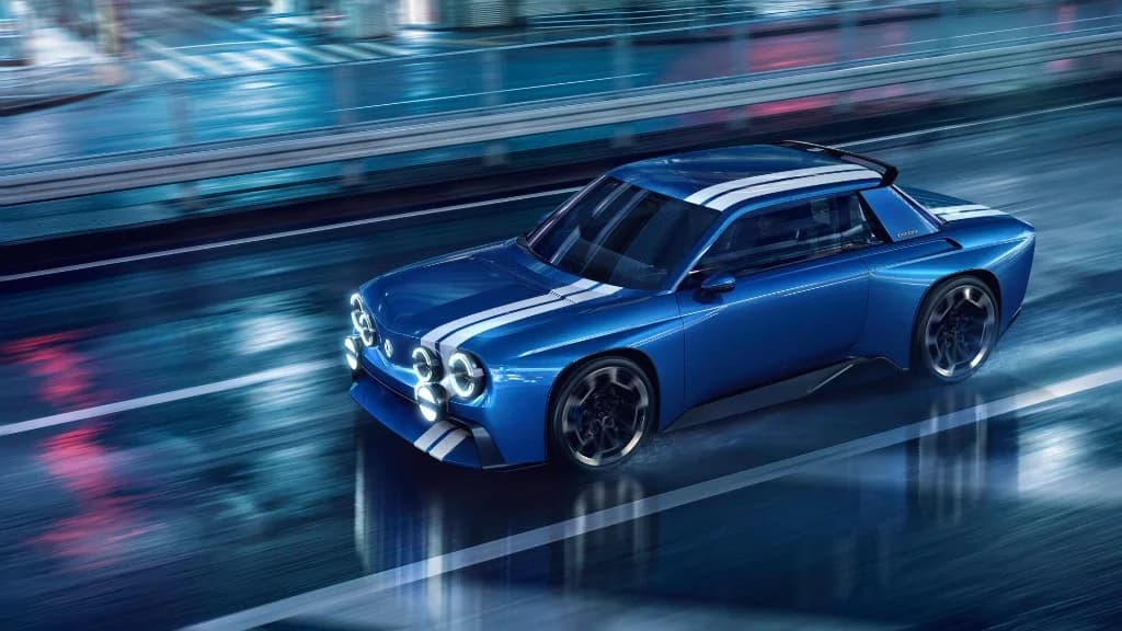 Renault 8 Gordini Concept: coupé electric de 270 CP, prezentat la Paris