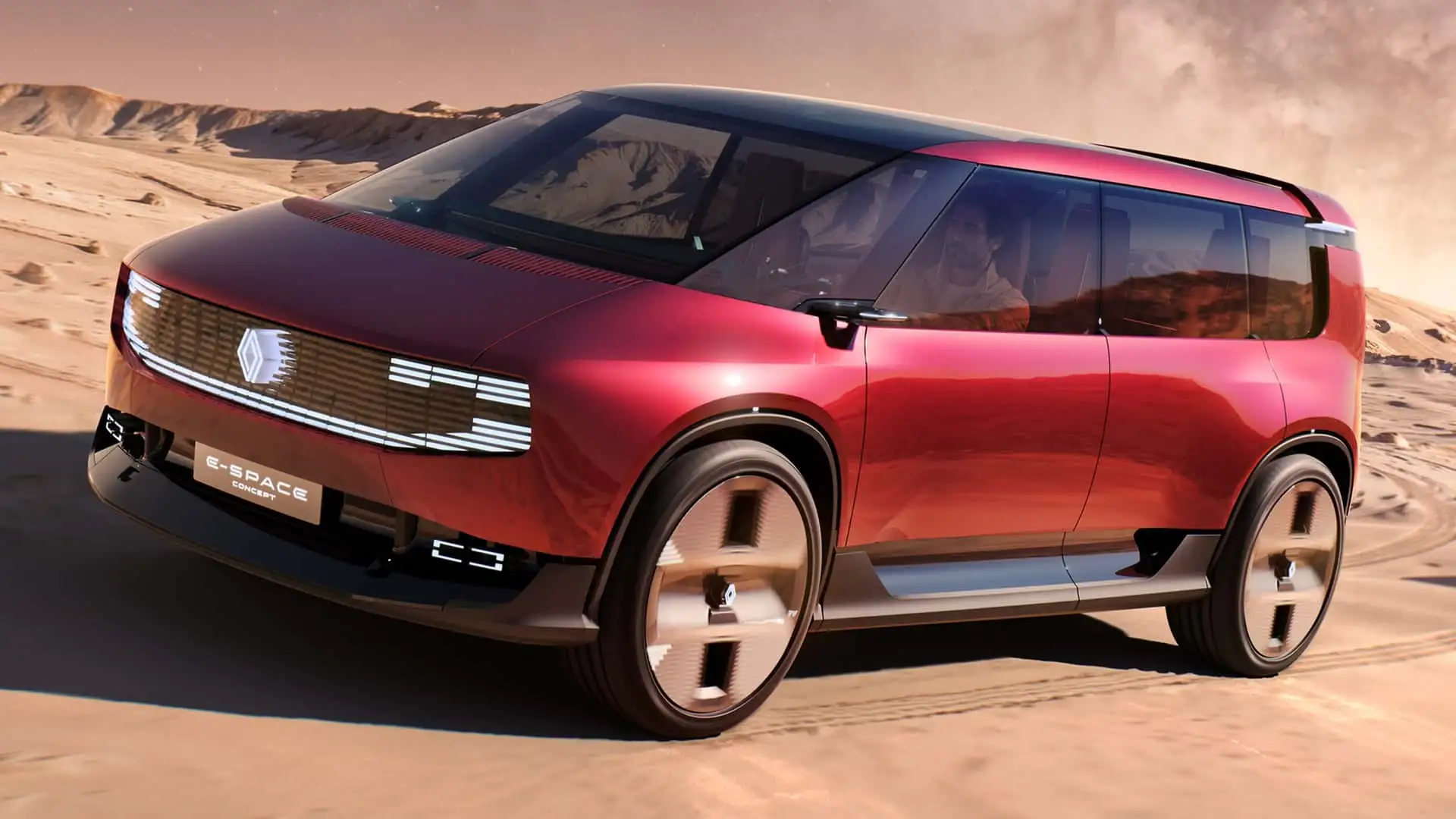 Renault E-Space Concept revine la ideea de monovolum electric