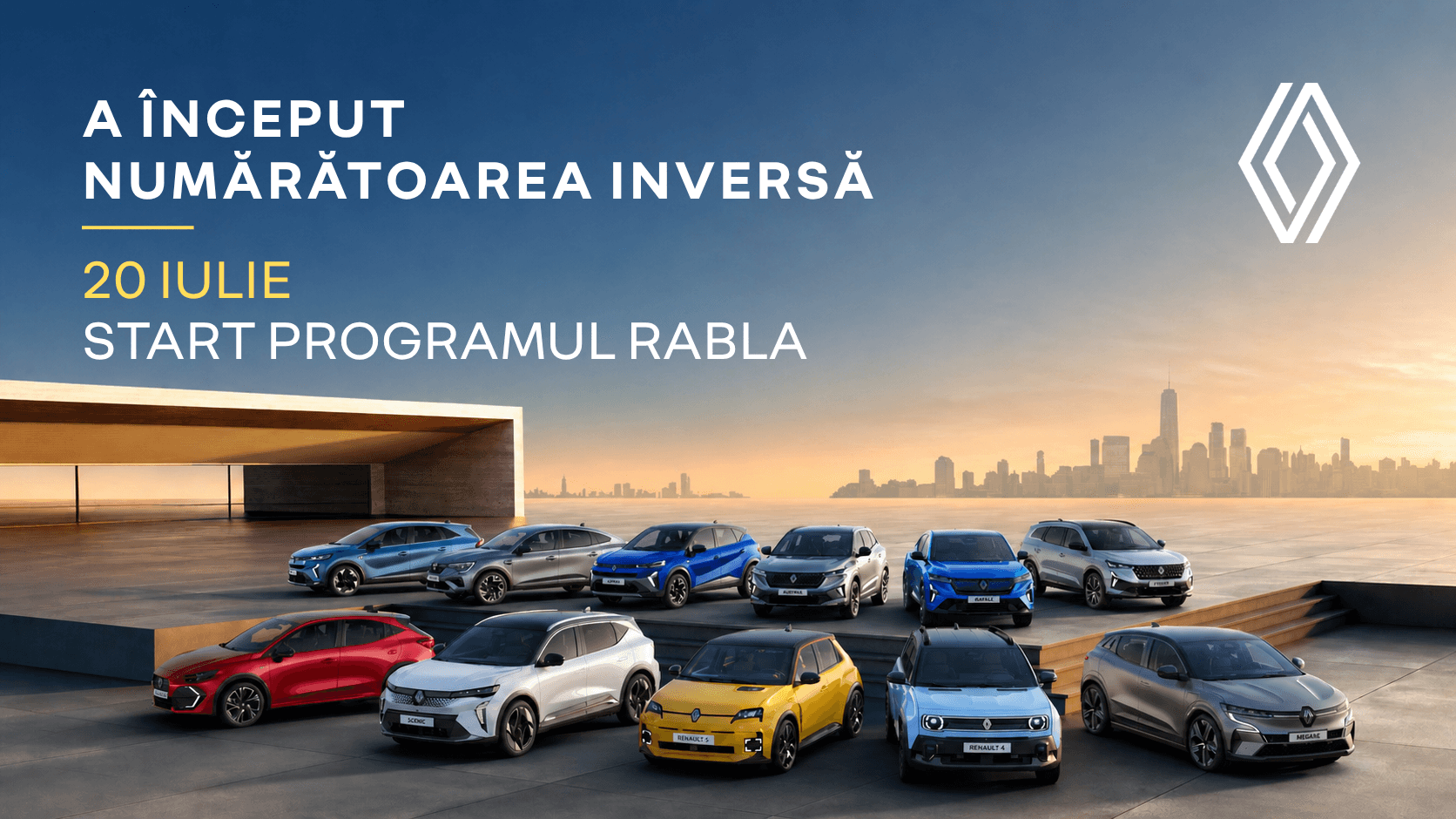 Renault aliniază 9 modele la startul Programului Rabla 2026
