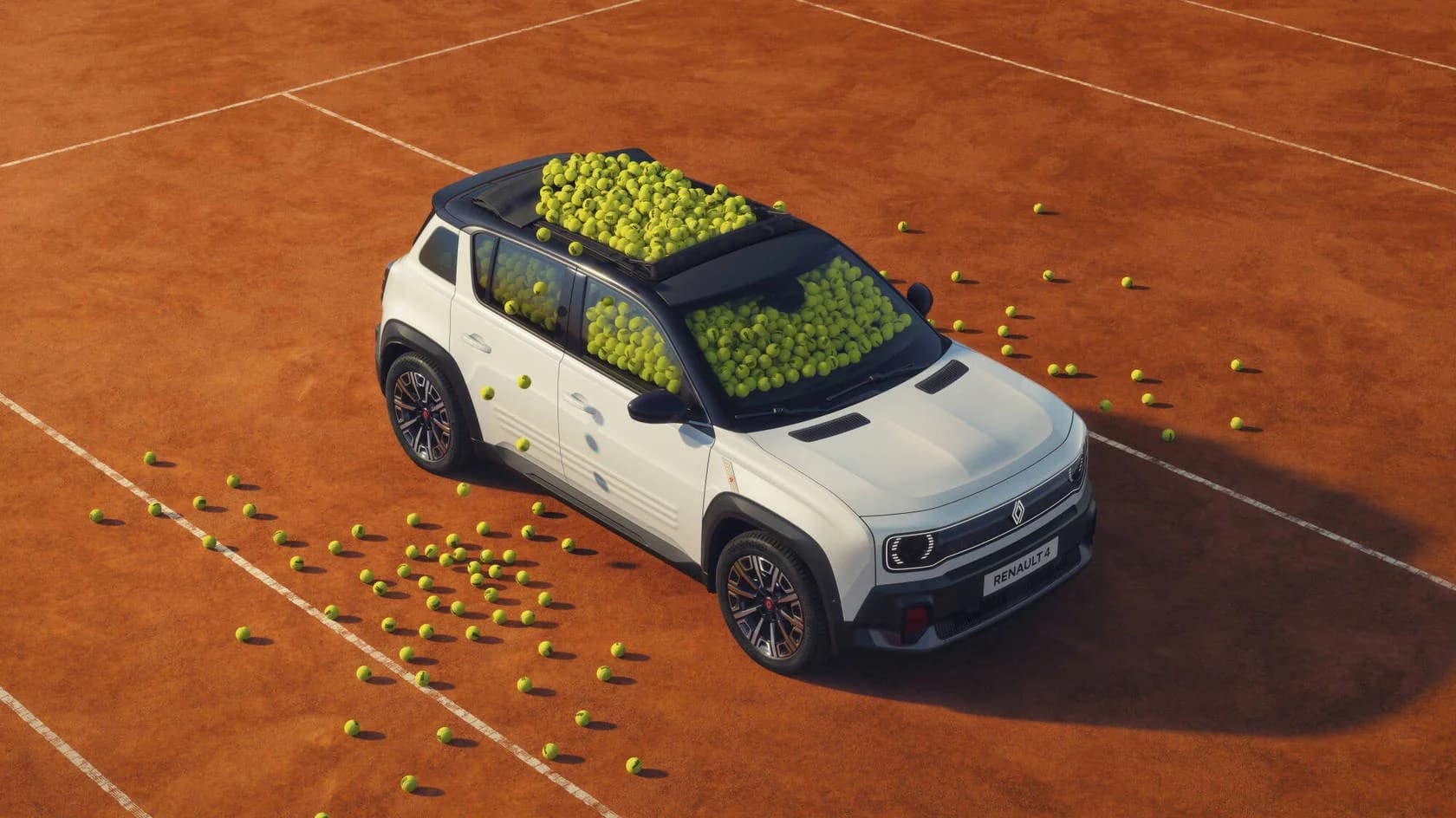 Renault 4 Roland-Garros, ediție specială inspirată de faimosul turneu de tenis