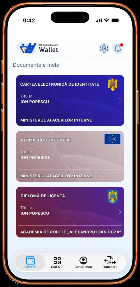 RO Wallet aduce permisul și buletinul pe telefon din 2027