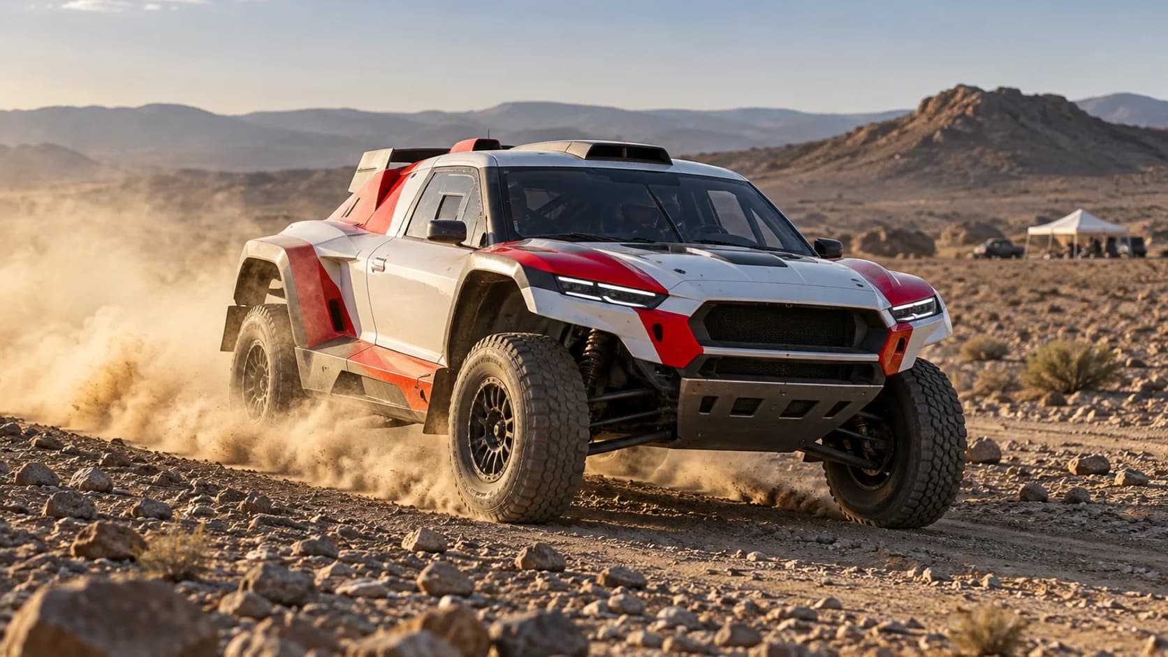 Toyota testează un Hilux de Dakar cu hidrogen pentru ediția din 2027