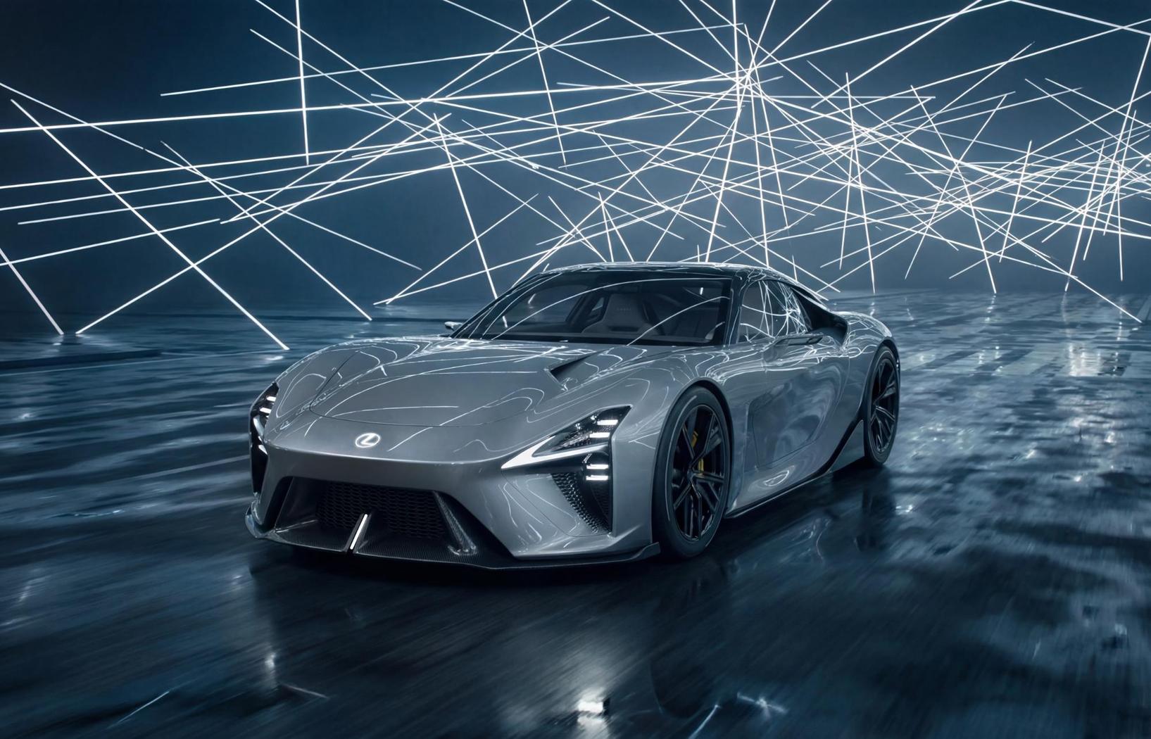 Lexus LFA revine ca un concept electric revoluționar