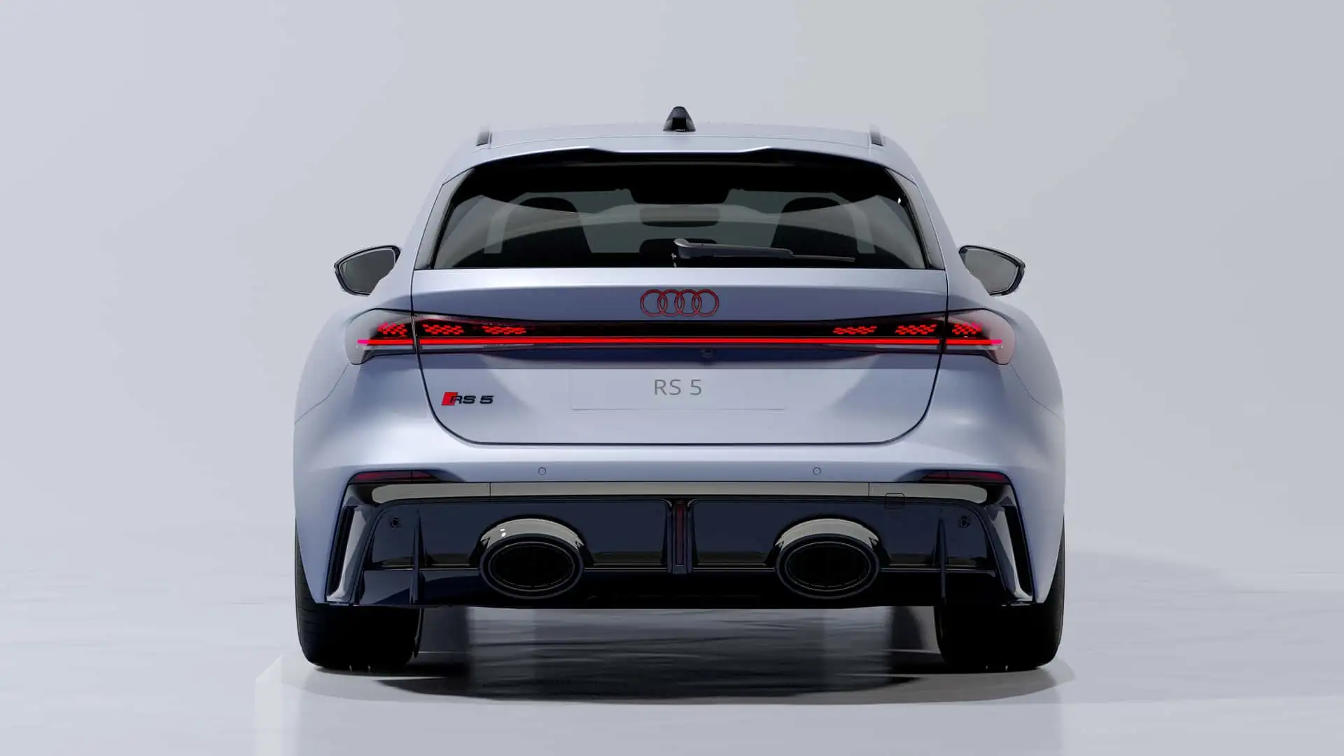 Partea frontală a lui Audi RS 5 Avant în ediția de prezentare din Singapore