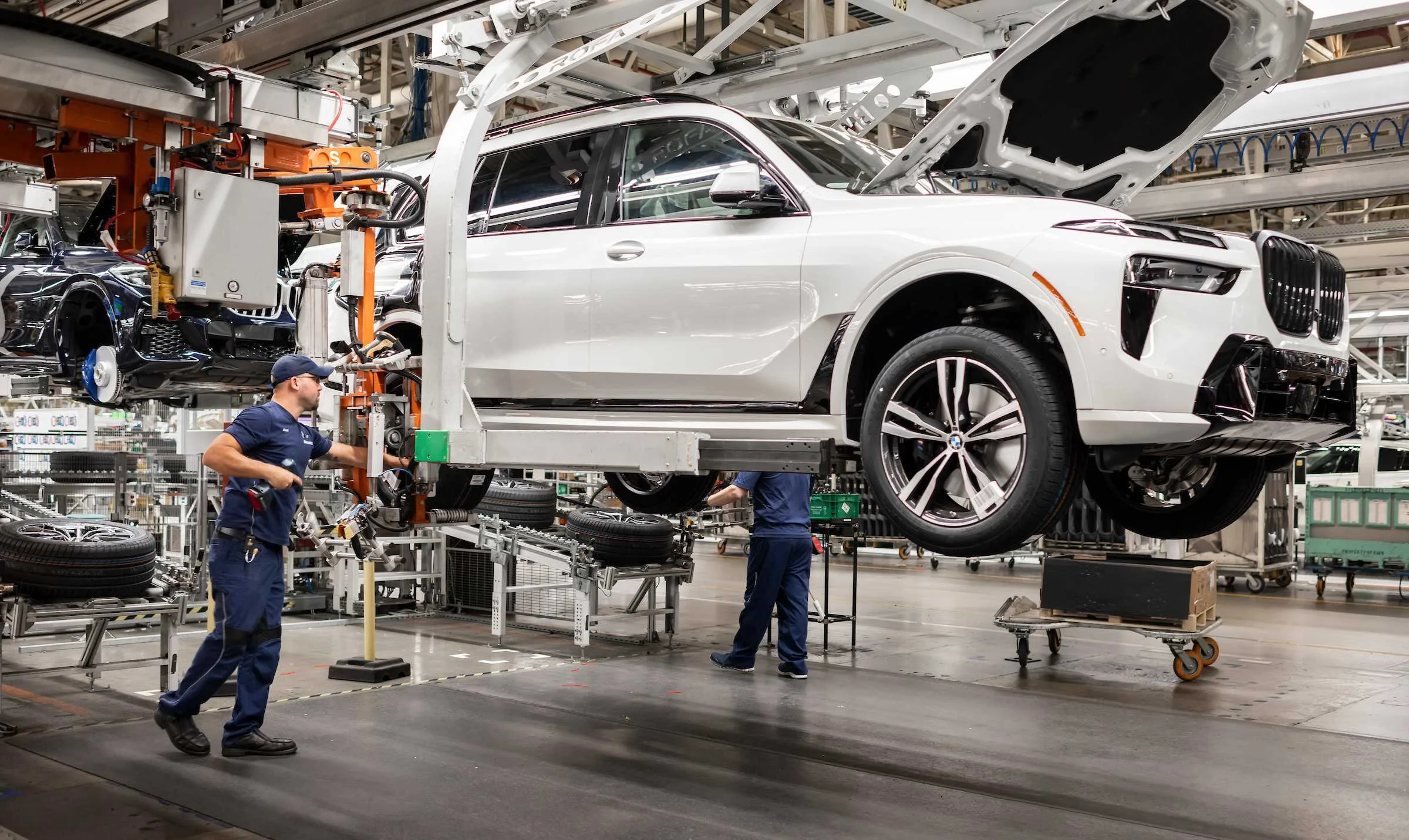 BMW X7 în uzina Spartanburg