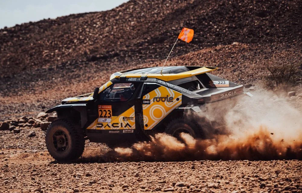 Dacia Sandrider al echipajului Lucas Moraes și Pablo Moreno