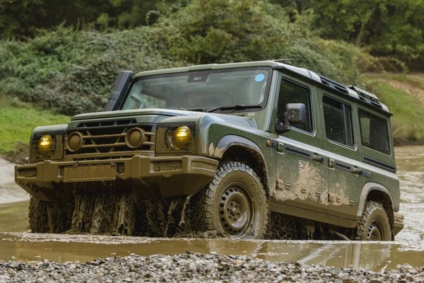 INEOS Grenadier într-o configurație militară, fotografie oficială INEOS Automotive