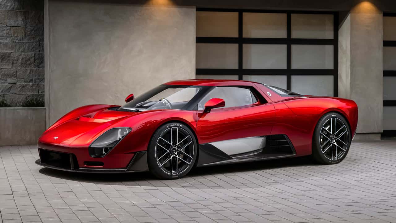 McLaren McL 6GT, concept roșu prezentat la Monterey Car Week