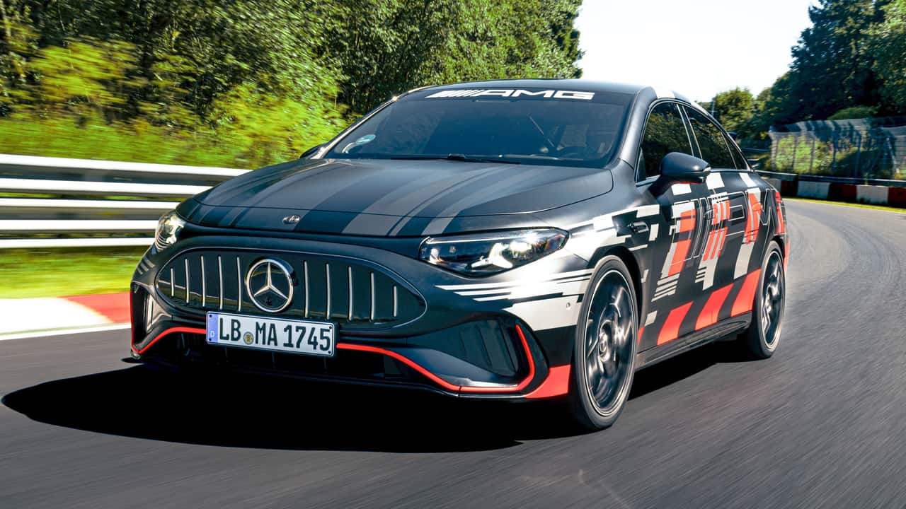 Mercedes-AMG CLA 45 electric pe Nürburgring Nordschleife
