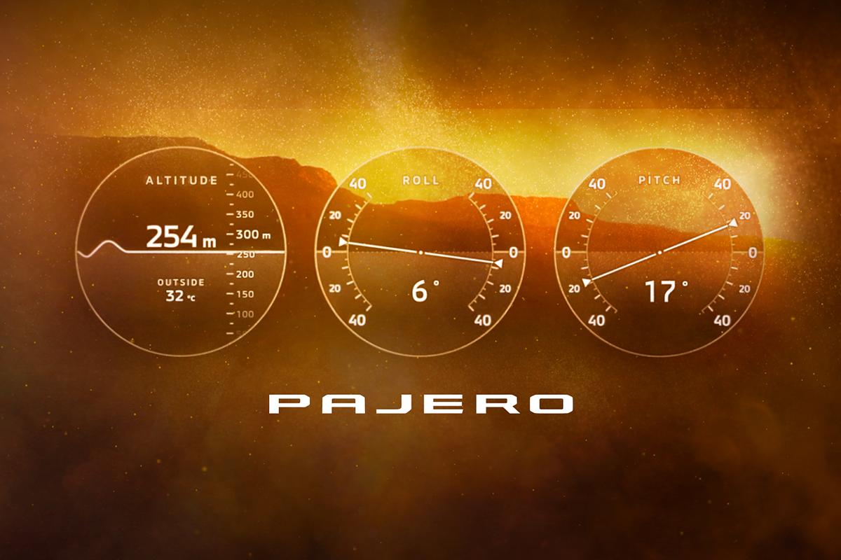 Interfața digitală Multi Meter a noului Mitsubishi Pajero
